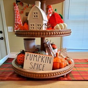Pumpkin Spice mini wood sign